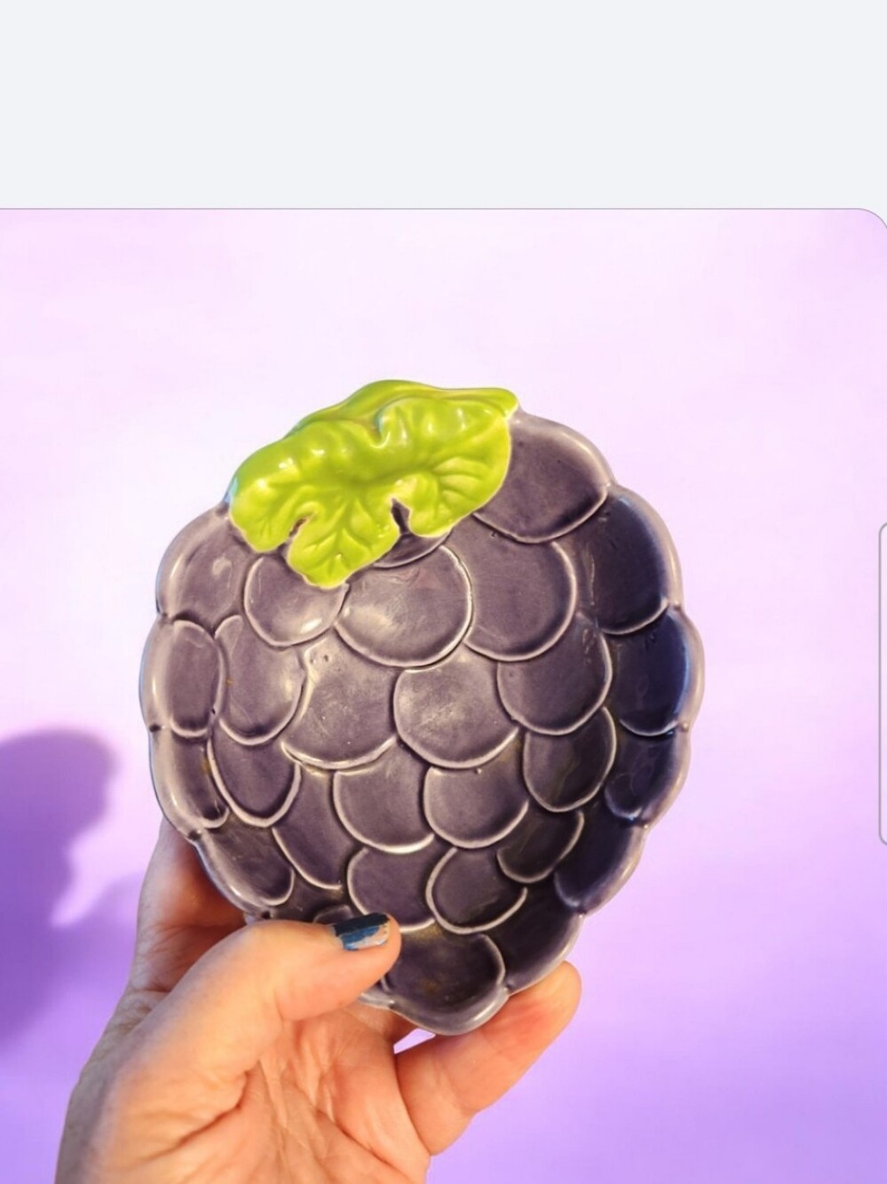 Vintage Grape Dish Decor● EUC ■ Final Price ● Read Below